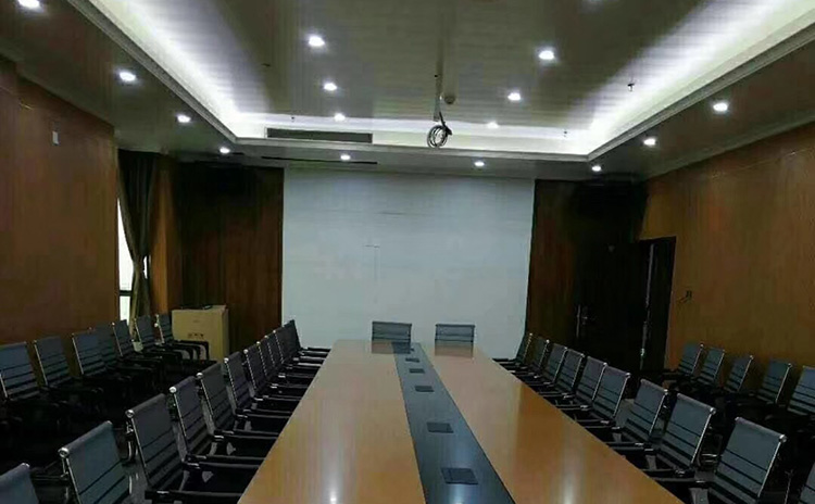 廣州國際寫字樓會議室吸音板工程